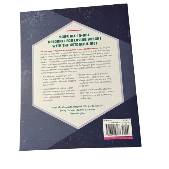 2/$10 The Complete Ketogenic Diet for Beginners Book - Picture 2 of 3
